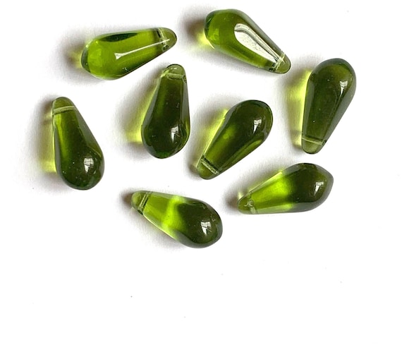 Czech Pressed - Top Drilled Triangle, 13x13mm Czech Pressed - Top Drilled Triangle, 13x13mm