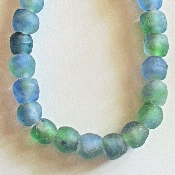 Jumbo Recycled Glass Beads Etsy