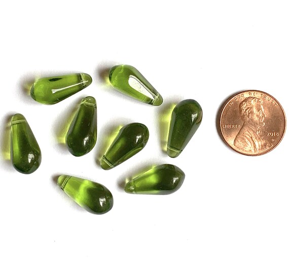 Czech Pressed - Top Drilled Triangle, 13x13mm Czech Pressed - Top Drilled Triangle, 13x13mm