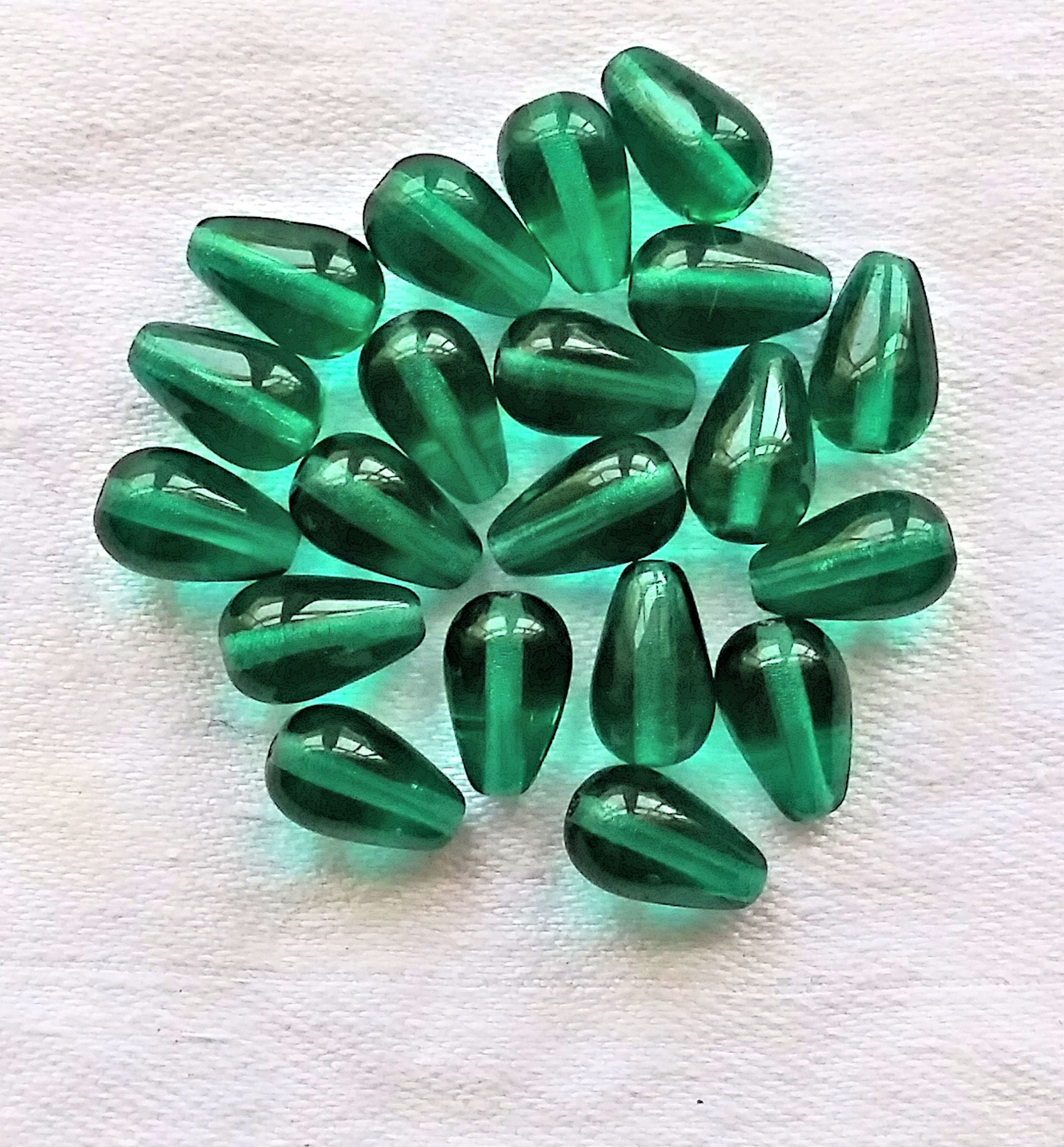 6mm Round Glass Beads - Viridian Teal - 50 – funkyprettybeads