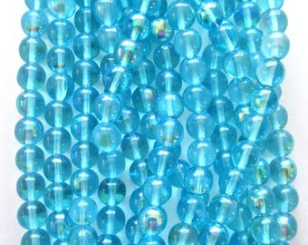 Perle Di Ceramica Bicolore Lucide Rotonde Lucide Da 4 Mm - Foto 5