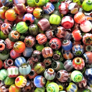 Glass chevron beads - Etsy 日本