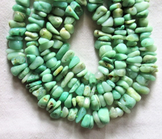 60 Pieces 5.5x4 mm Chip Beads Peridot wFrosted AB Finish Nugget Beads 5.5mm Spacer Beads Green Accent Beads