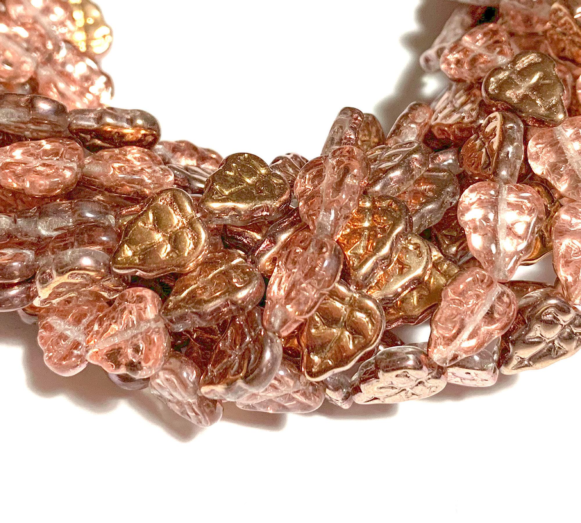 100pcs ceco perle di vetro pressato rotondo 4mm Jet bronzo