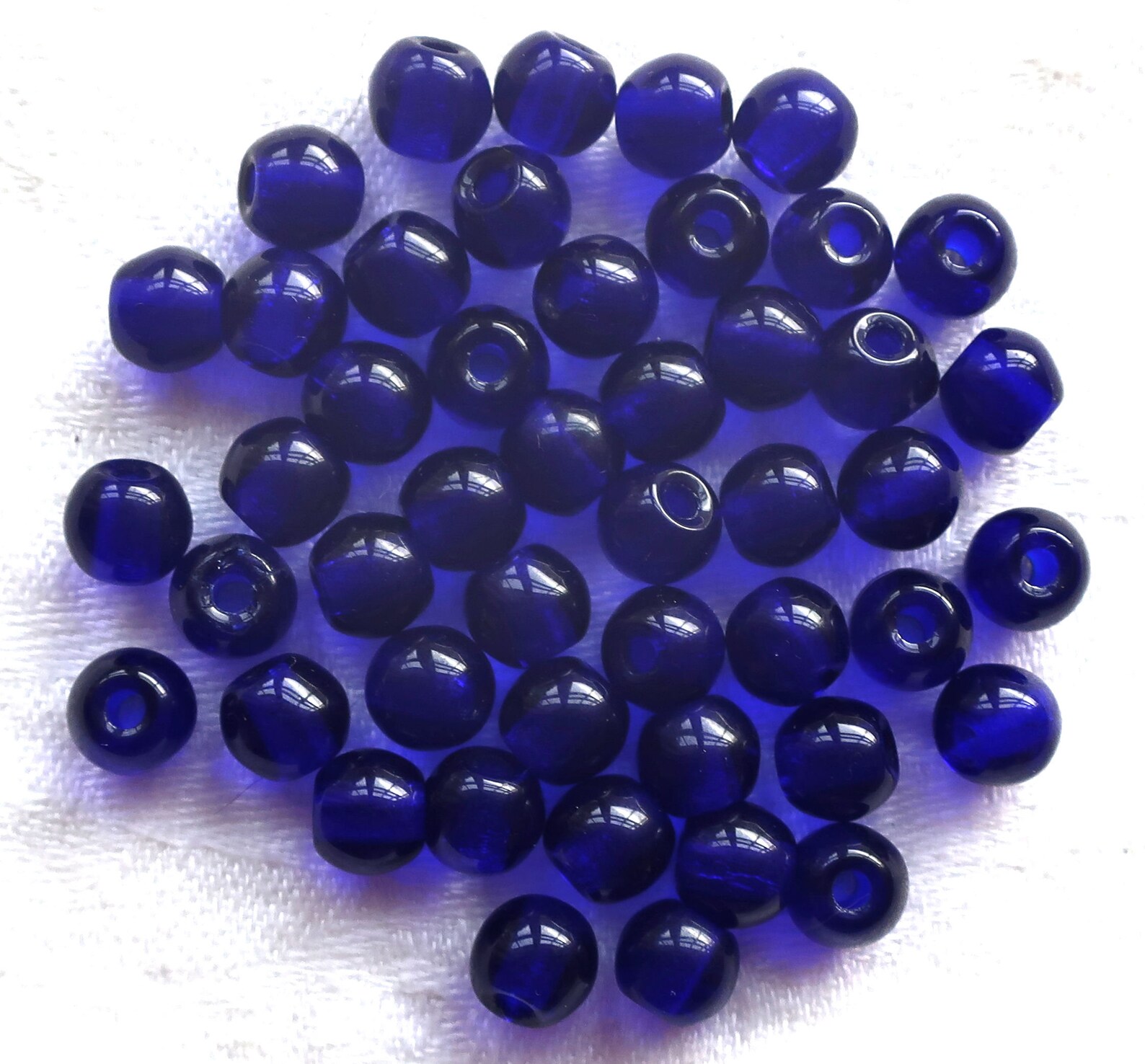Lot von 25 8mm tschechisches Glas große Loch Druks Etsy