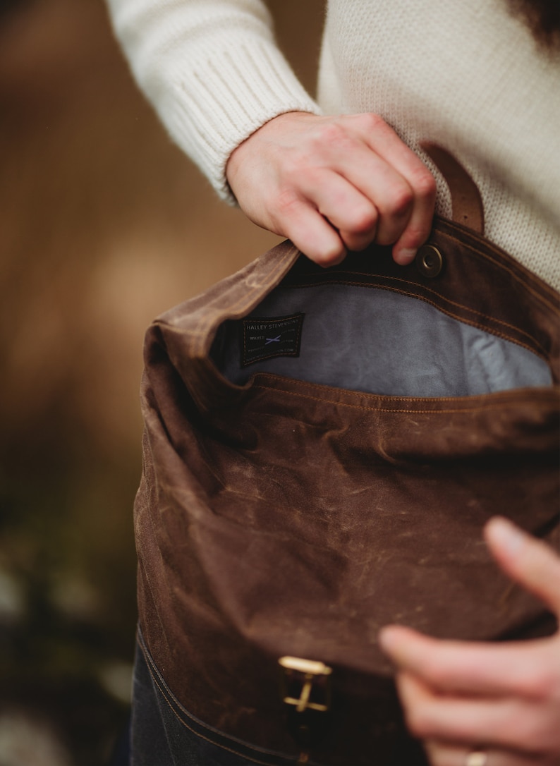 MUICK Waxed Canvas Backpack Bark/Scree/Forest image 7