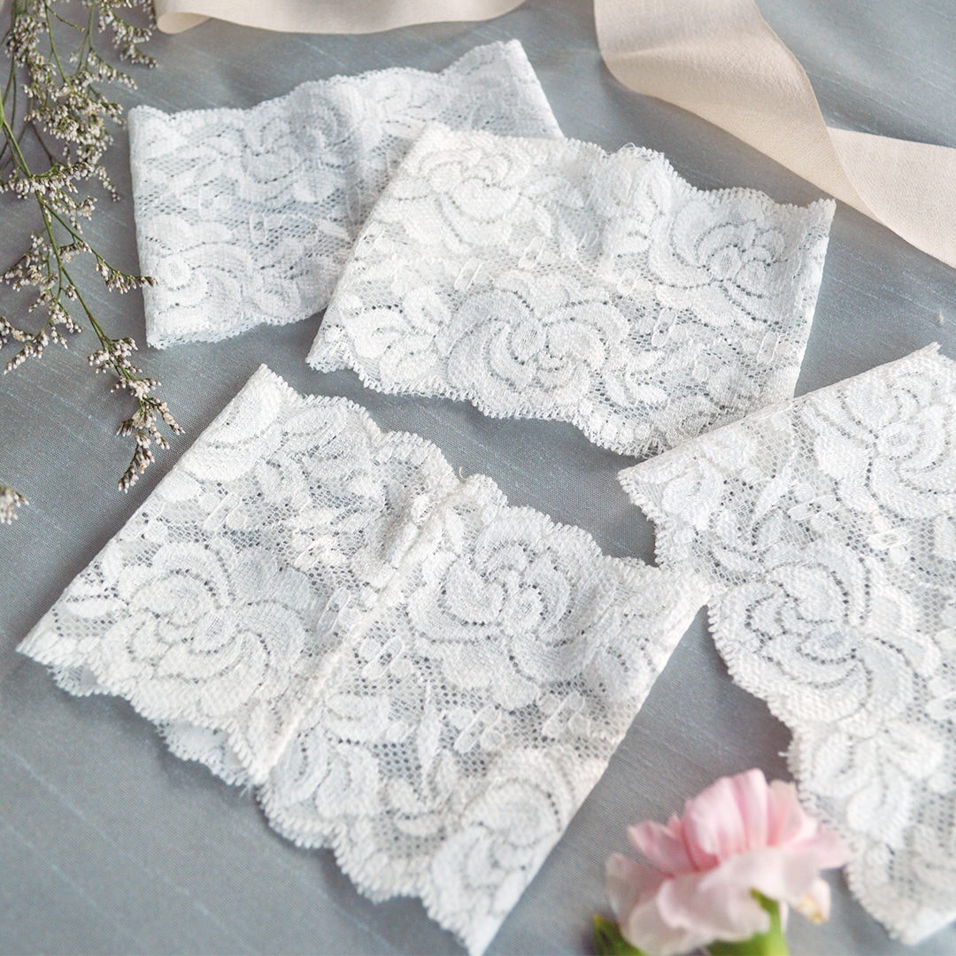 DIY Lace Belly Bands White Stretch Lace Wrap Fits over any | Etsy