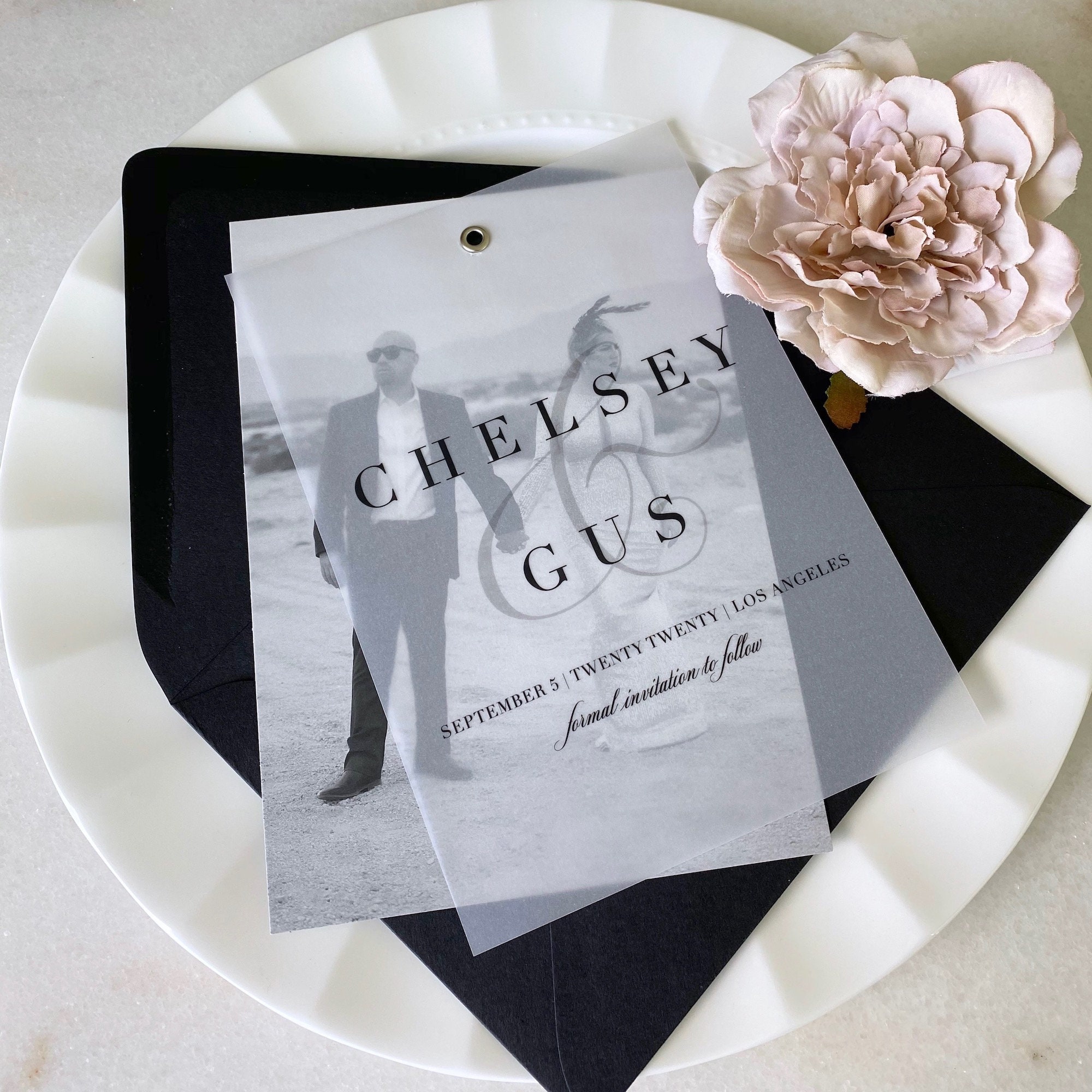 Diy Save The Dates Vellum Vellum Save the Dates Save the Date Calendar Cards White They