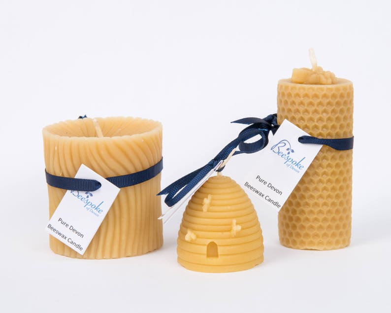 Pure Beeswax Candles gift set Etsy