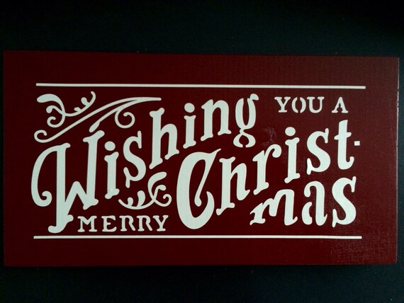 Items similar to Wishing you a Merry Christmas! on Etsy
