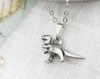 T-Rex Necklace, Dinosaur Necklace, Dino Lover, T-Rex Lover, Animal Jewellery, Dino Necklace, Dinosaur Charm, Dino Jewelry, T-Rex Jewellery