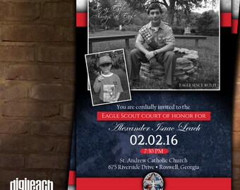 Eagle Scout Court of Honor Invitation: Snapshot - Digital File