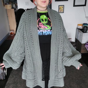 Hex you crochet cardigan Pattern-PDF download only