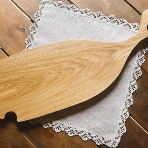 Handcrafted Fish-Shaped Ash Wood Serving Board - Charcuterie Board - Unique Kitchen Decor