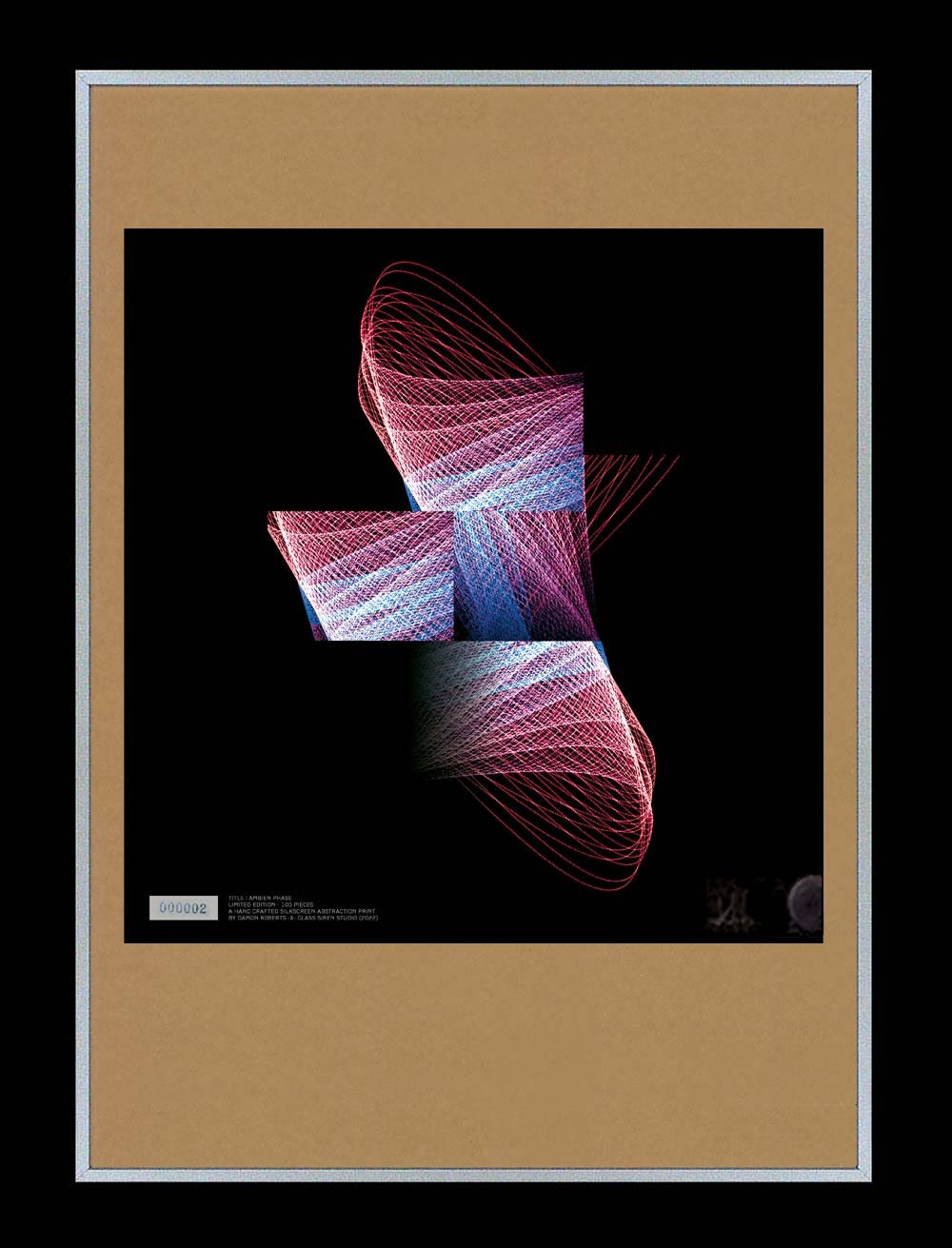 AMBIEN PHASE : Abstract Screenprint Ltd Edition Modern Art