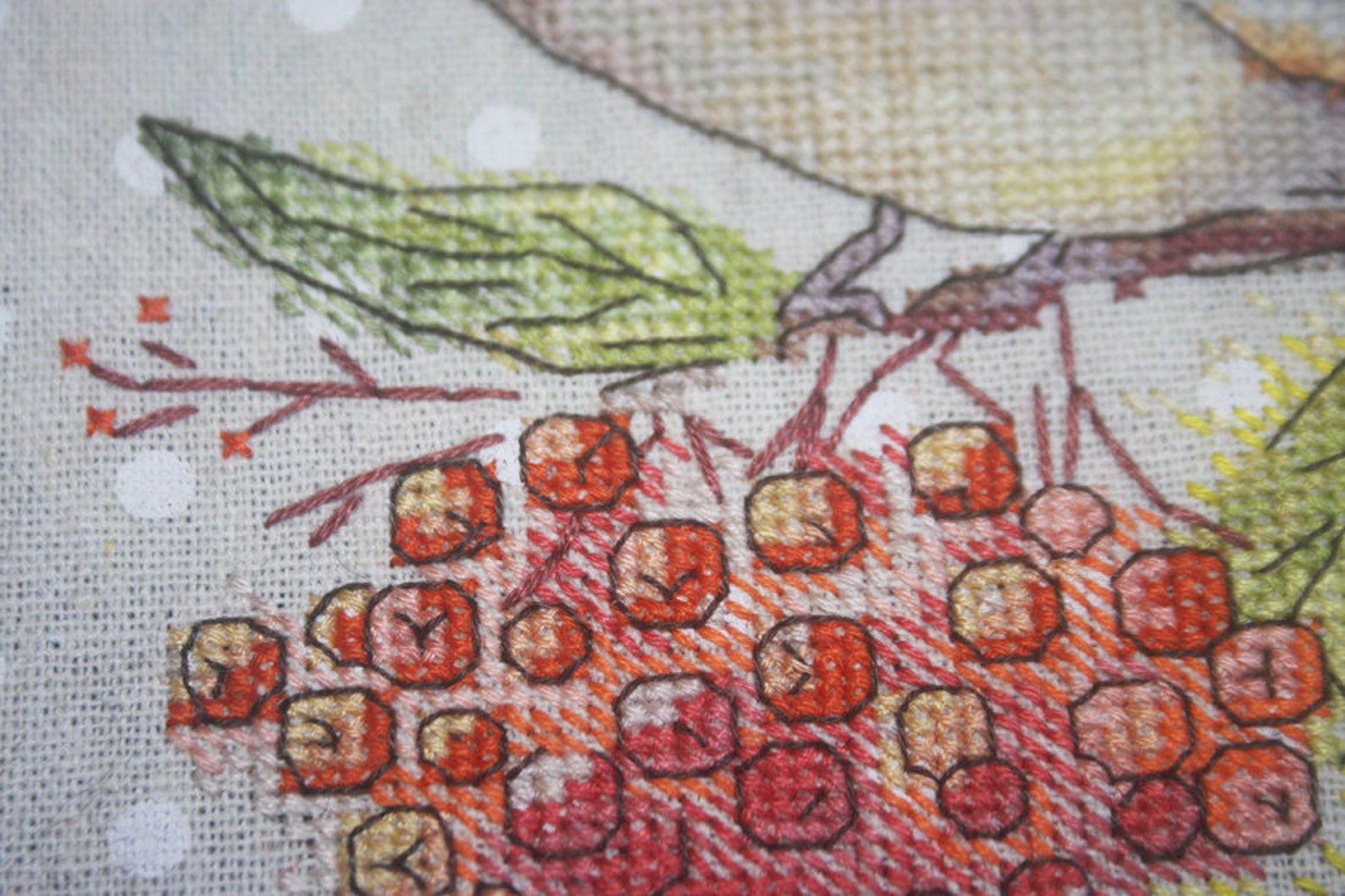 Finished Cross Stitch Hand Cross Stitch on linen Ready to Etsy