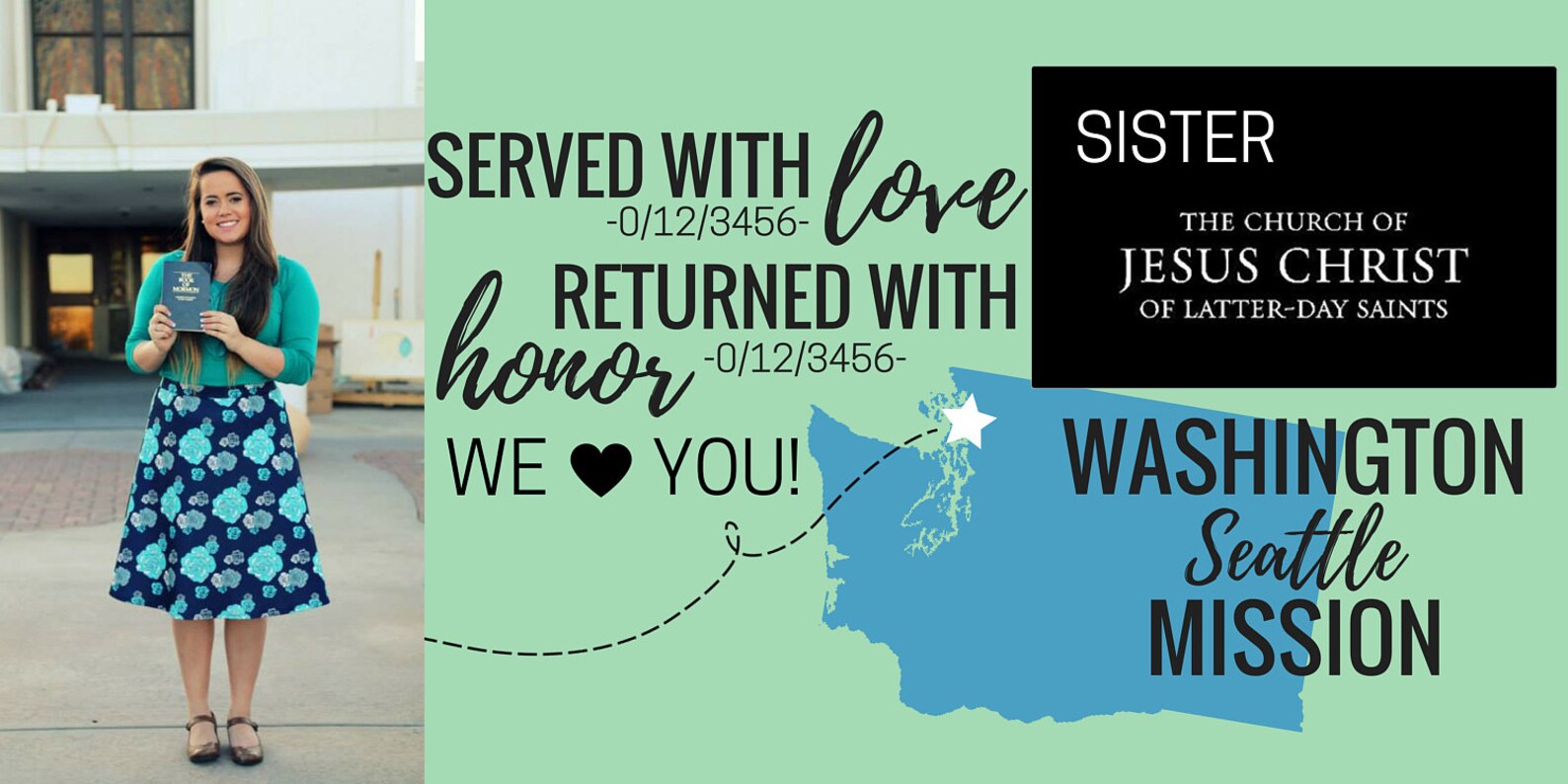 Custom Made Welcome Home Banner Missionary Banner Lds Etsy