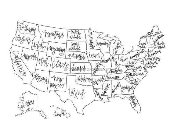 us-states-map-instant-download-etsy-sales-tracker-colouring-sheet
