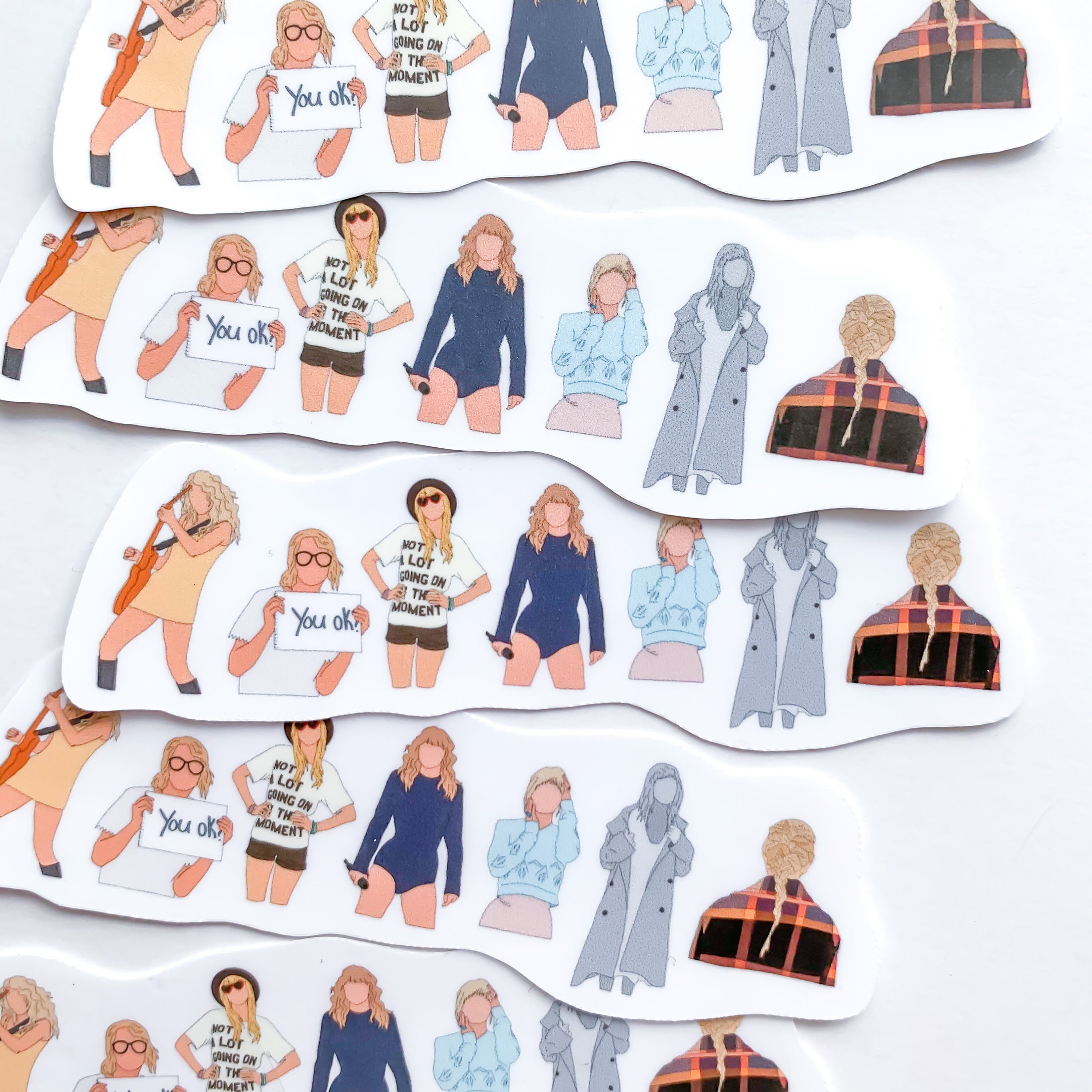 Taylor Swift Eras Sticker // Evermore, Folklore, Reputation, Lover, R…