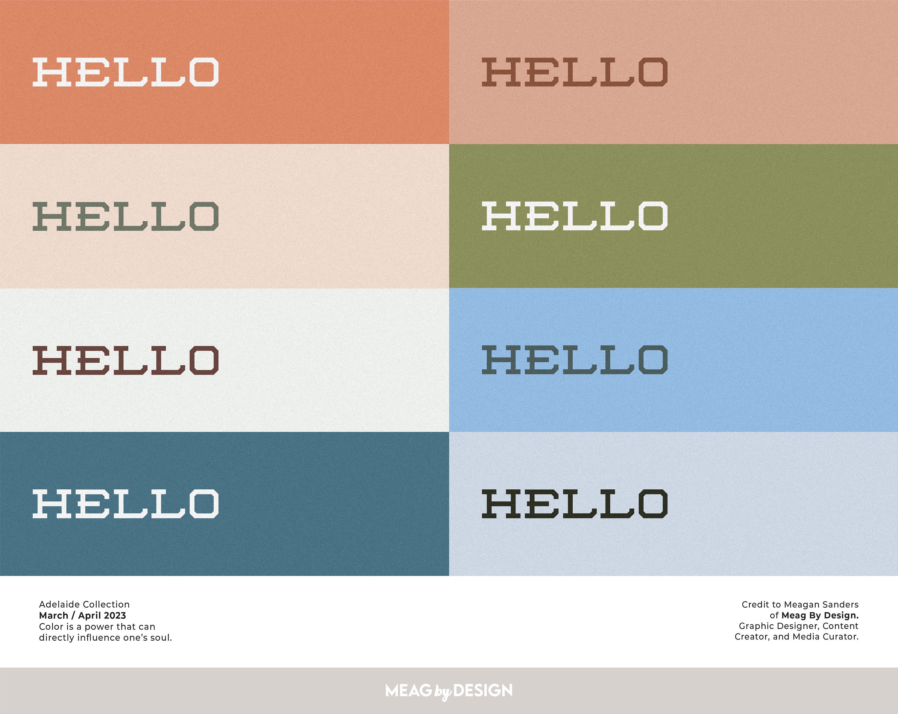 Adelaide Nature Tones Procreate Color Palette (digital Download) - Etsy