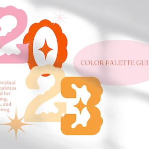 40 Unique Color Palettes • Color Guides for Branding, Marketing, Design, Social Media, Logos, Website