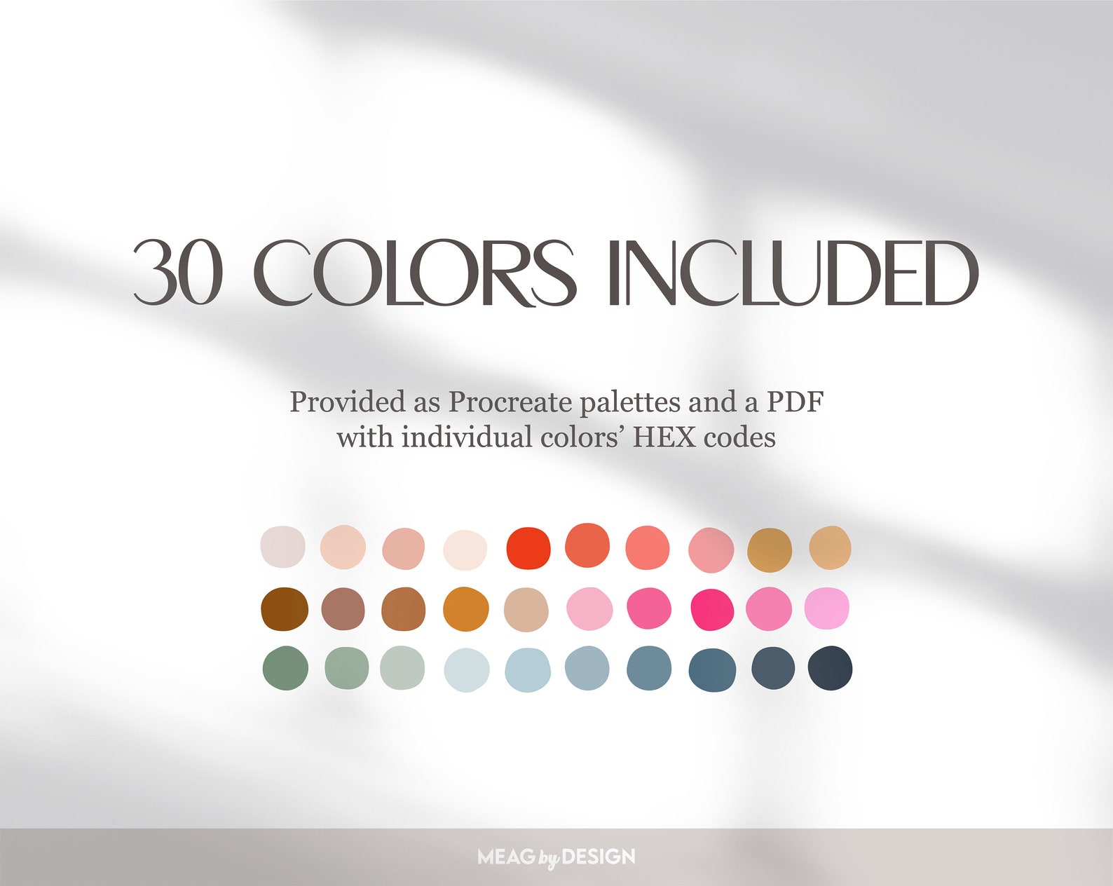 Miami Beach Color Palette, Procreate Swatches (digital Download) - Etsy