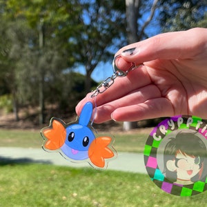 Mudkip Sticker and Keychain Pack