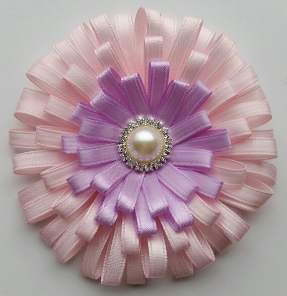 Flower Hair Bow Toddler Hair Bow Flower Girl Baby Bow Baby Etsy