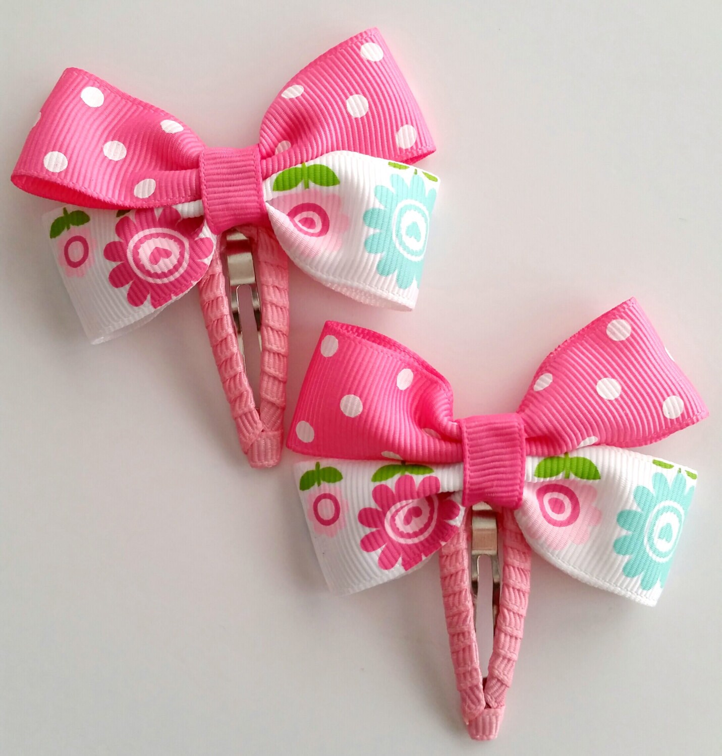 Hair Bow Clip Hair Pins Spring Hair Clip Birthday Gift Etsy