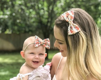 mommy and me hair bows