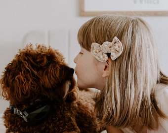 Daisy Knot Bow, Knotted Hair Bows, Newborn Bows, Baby Girl Headband, Pigtail Hair Bows, Baby Bow, Chunky Knot Bow