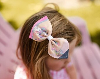 Pencil Shaker Hair Bow, Back to school Bows, Hair Bows for Girls, Pencil Hair Bow, Shaker Bows, School Hair Bows