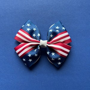 fourth of july hair bows