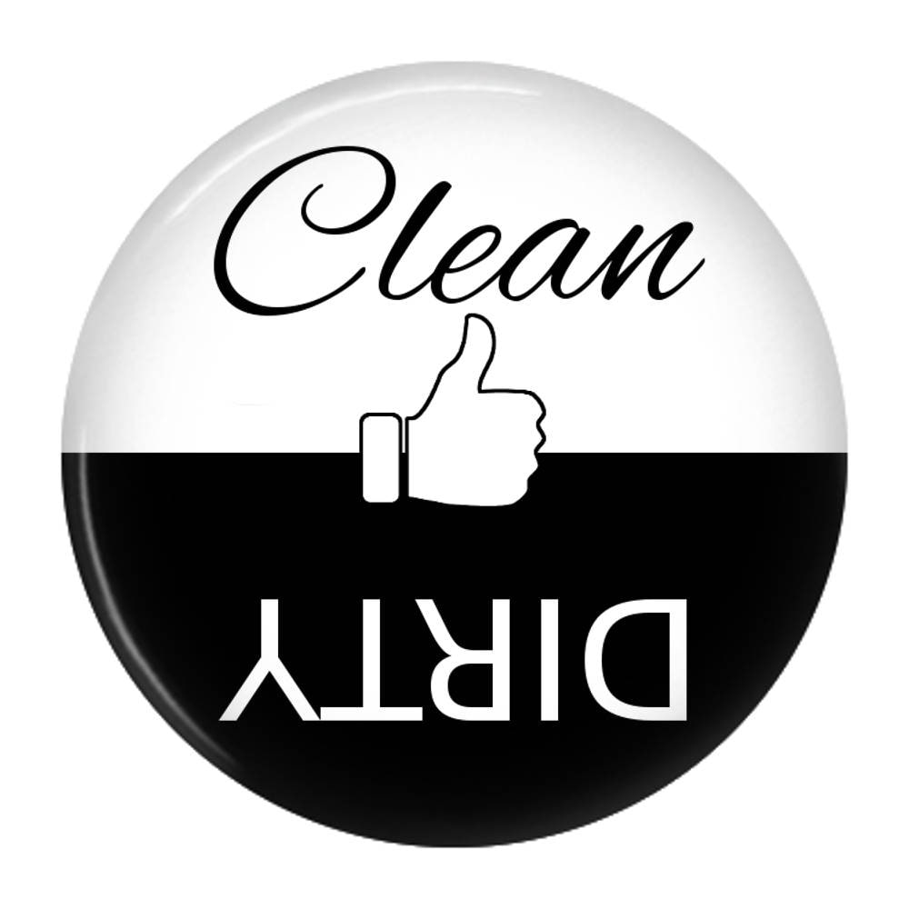 Clean Dirty Dishwasher Magnet Sign Indicator Thumbs Up