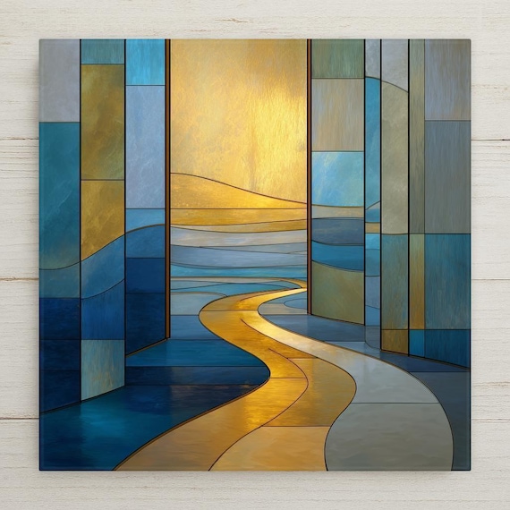Pathway Wall Art Ceramic Tile Inspirational Decor Journey Gift Spiritual Home Decor Entryway Art Tile