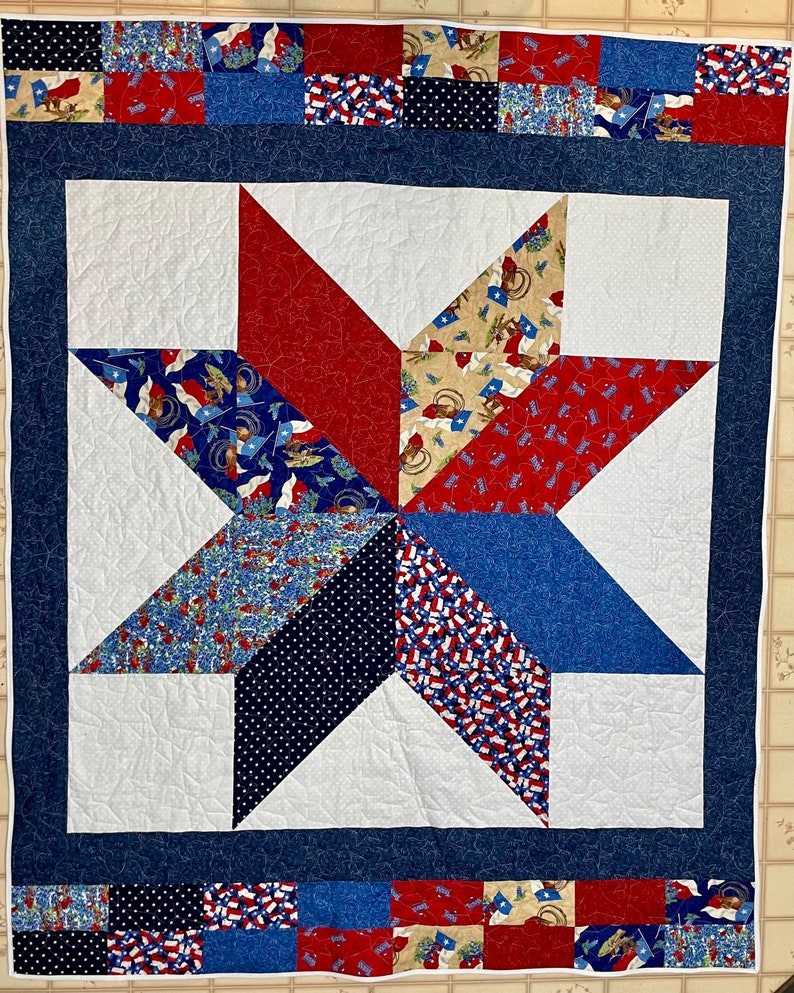 Texas Star Quilt Etsy