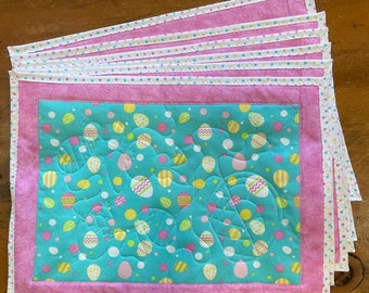 Easter Egg Placemats. (6)