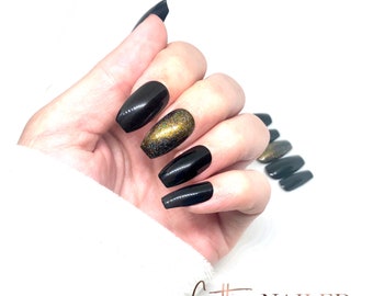 Salon Quality Press On False Nails Von Gettingnaileduk Auf Etsy