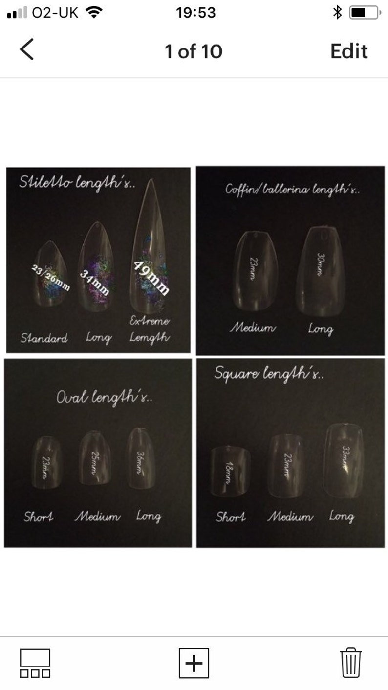 polka dot nails stick on nail false nails  fake nails  image 6