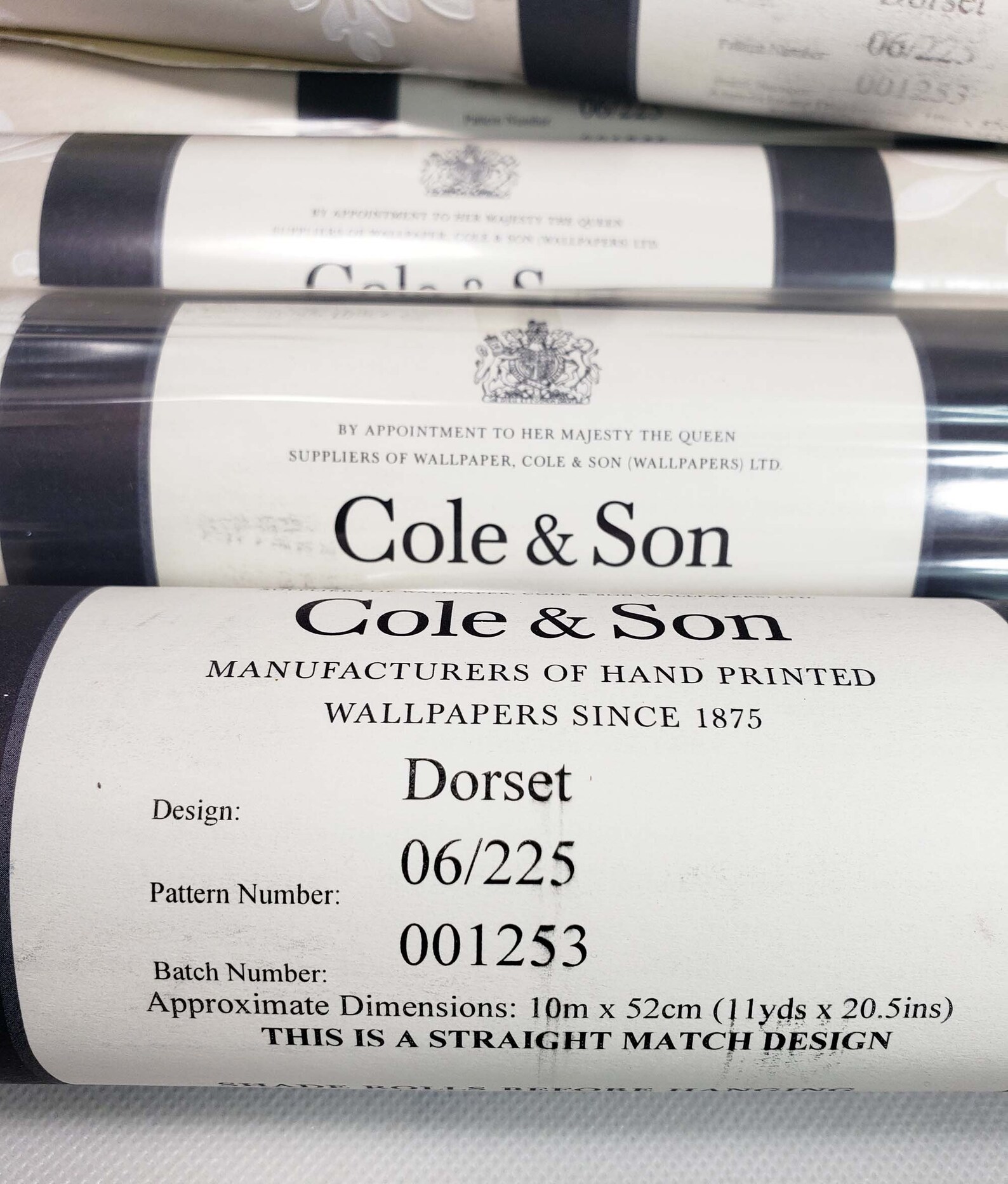 Cole & Son Wallpaper Dorset Design 12 Rolls Available Etsy