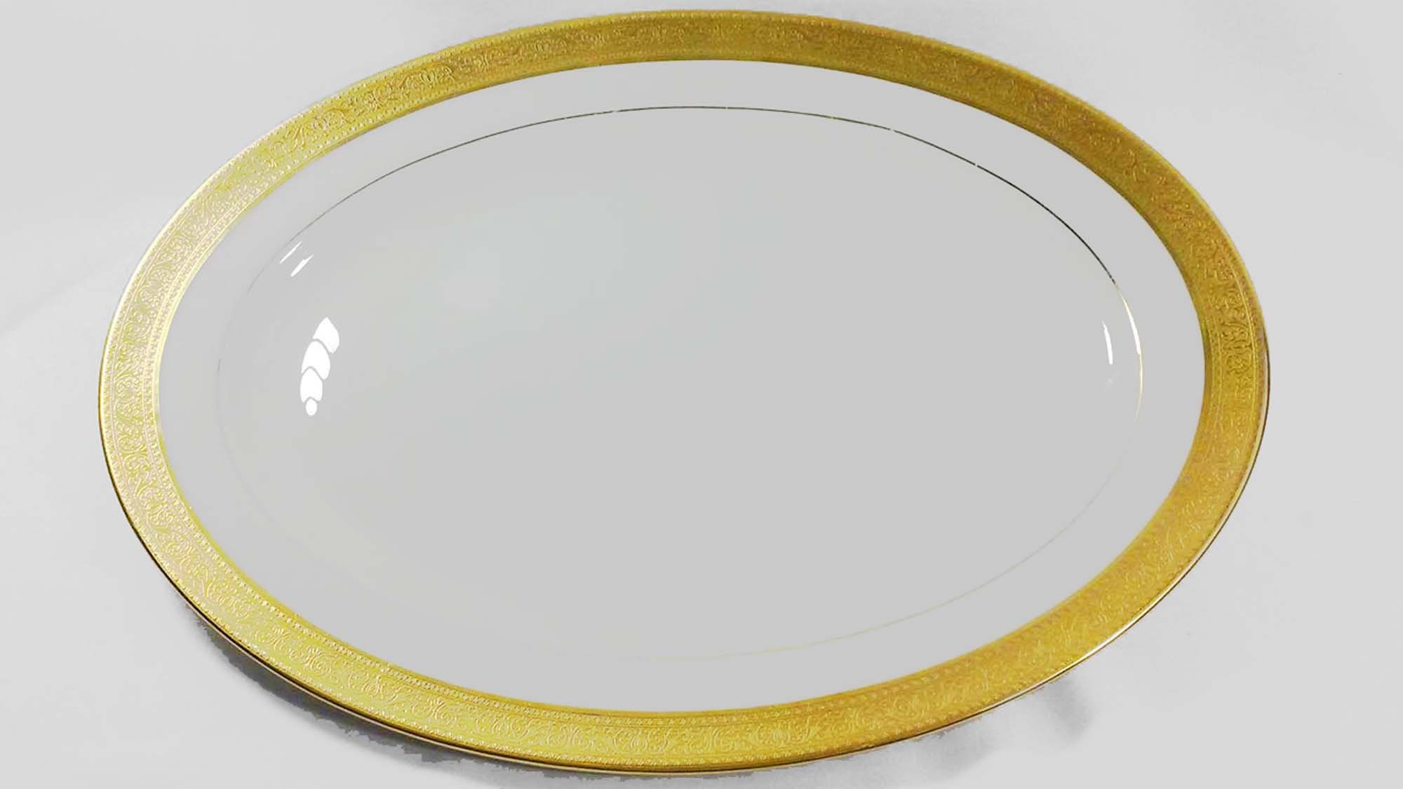 Silver Lenox Sophisticate Oval Platter