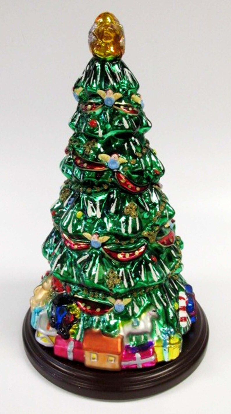 Stunning Thomas Pacconi Blown Glass Christmas Tree 17 Etsy