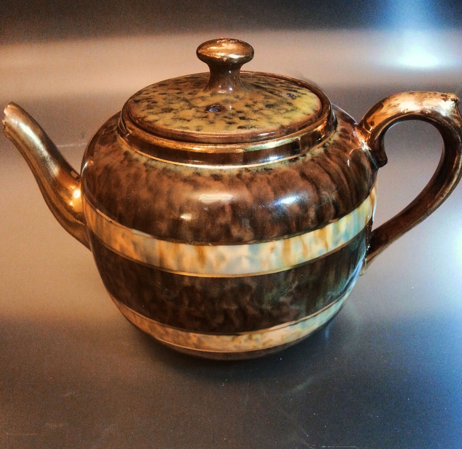 Vintage Gibson's England Teapot tortoise Etsy