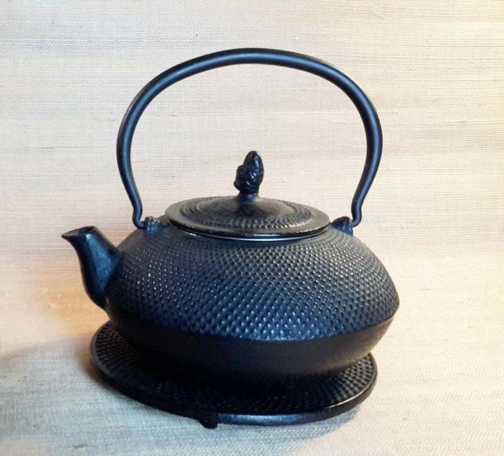 Antique Japanese Cast Iron Tetsubin Teapot Etsy