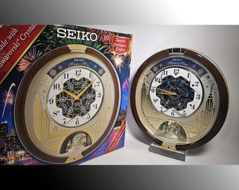 1990s Seiko, Vintage Japan Clock With a Timer by Quartz in