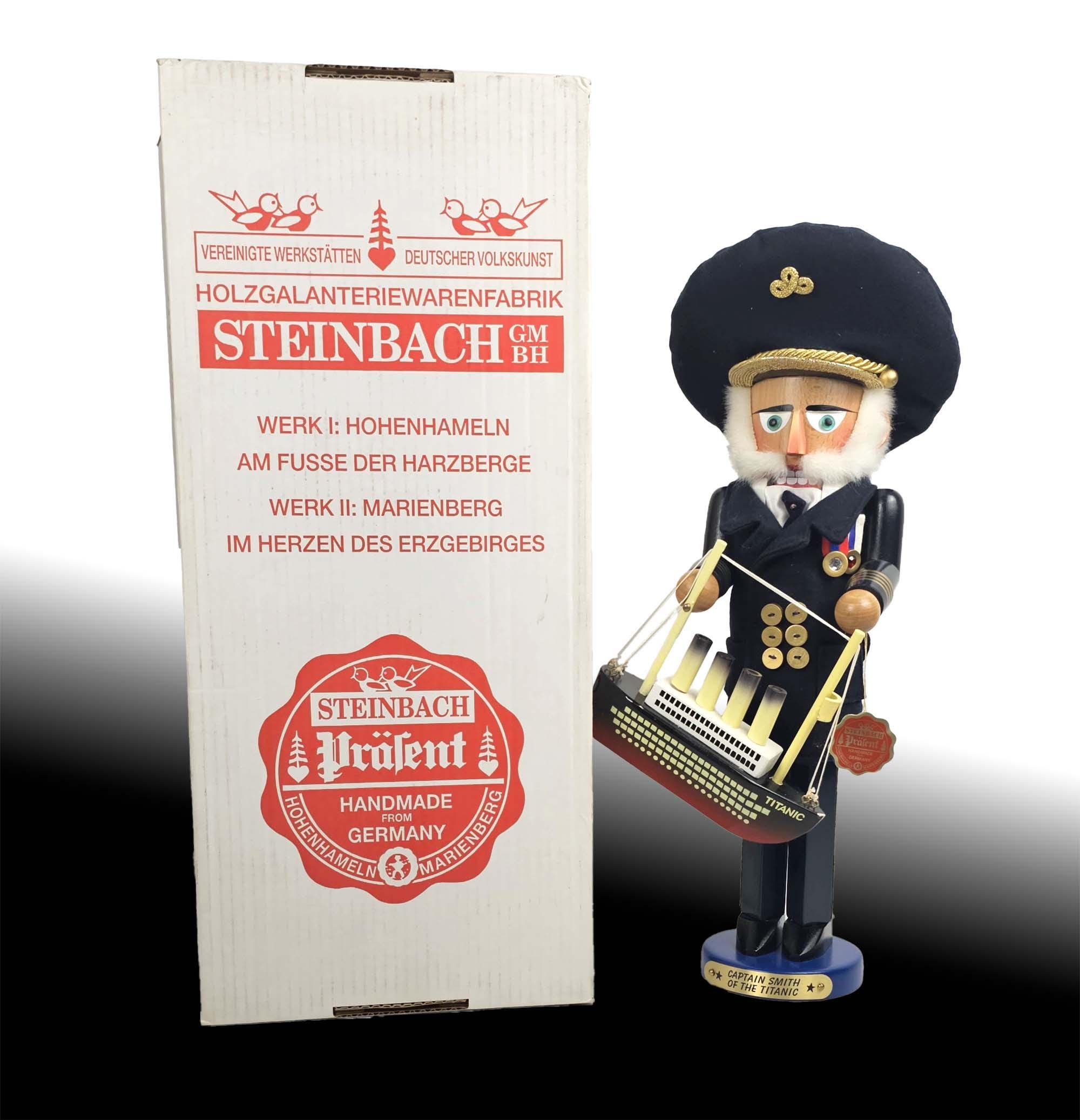 Rare and Very Collectible! Steinbach Captain Smith of Titanic