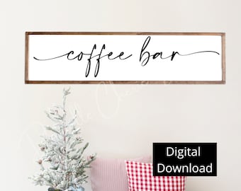 Kaffee | Kaffee SVG | Kaffee Bar SVG | Kaffee-Bar | Kaffee-Bar-Zeichen SVG | Geschenk für Mama | Geschenk für Papa | Kaffee Shop | Cricut | Silhouette