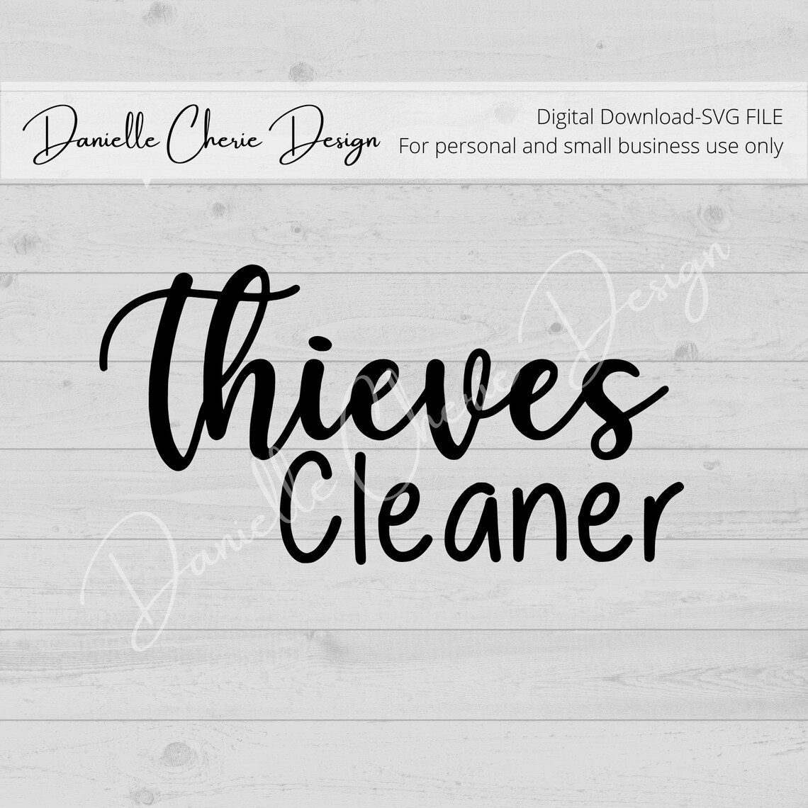 Thieves Cleaner Label SVG for Glass Spray Bottle Young Etsy