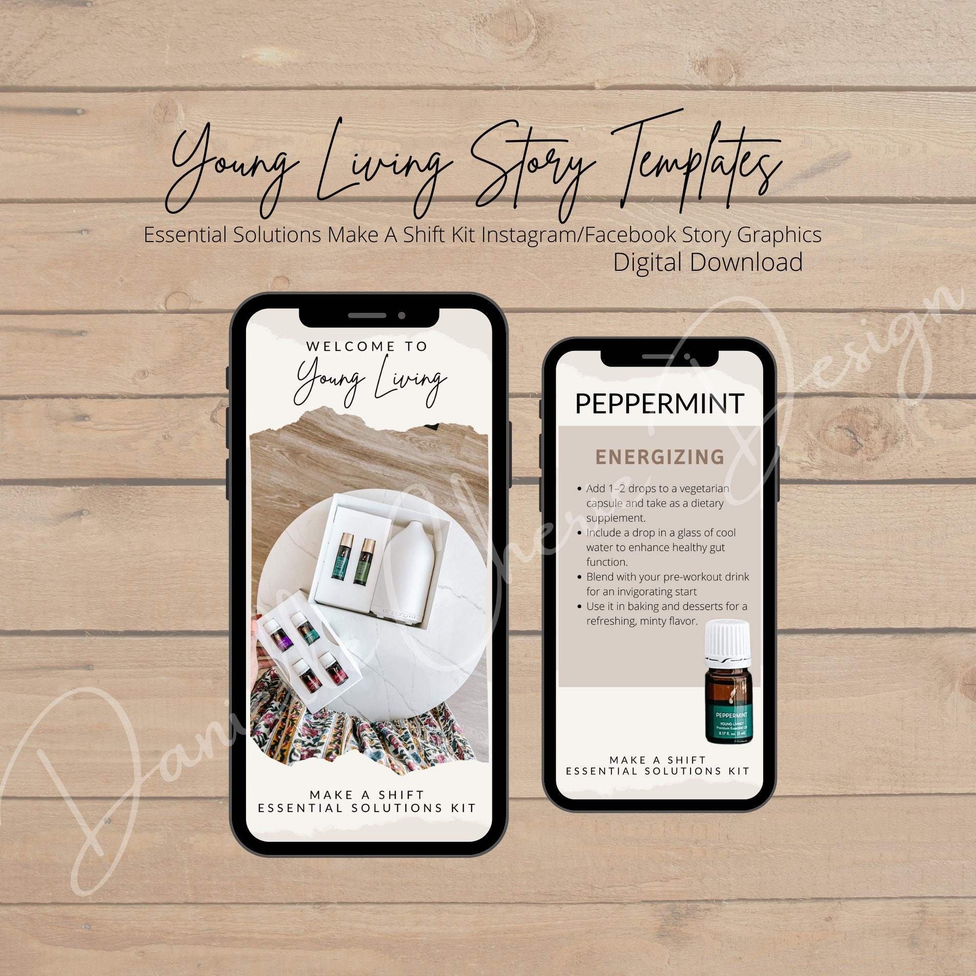 Young Living | Make A Shift | Stories Template | Essential Solutions ...