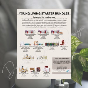 Young Living Starter Bundles Young Living Premium Starter Bundles Young Living Bundles Printable Edit In Canva Canva Template image 9